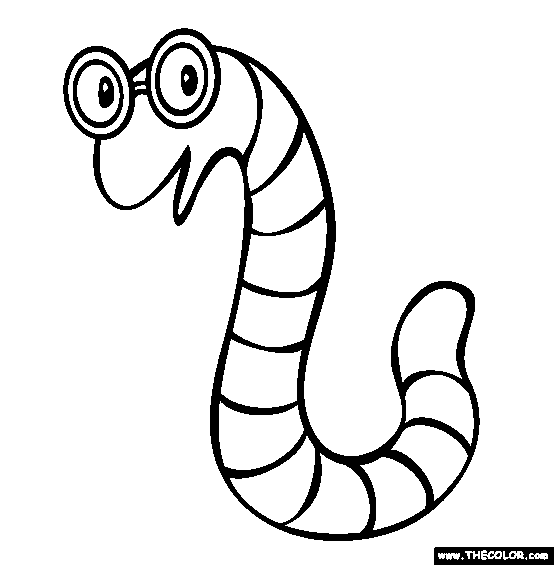 earthworm color online coloring pages starting with the letter w page 3 earthworm color 