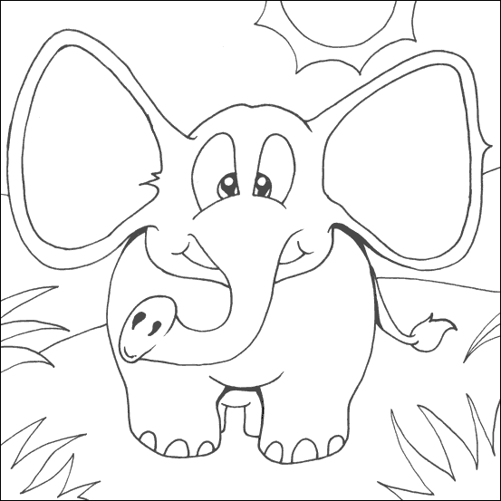 elephant coloring page free elephant coloring pages coloring elephant page 