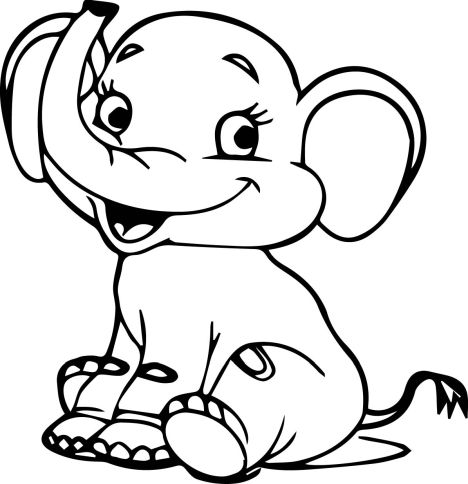 elephant coloring pictures baby elephant coloring pages animal coloring elephant pictures 