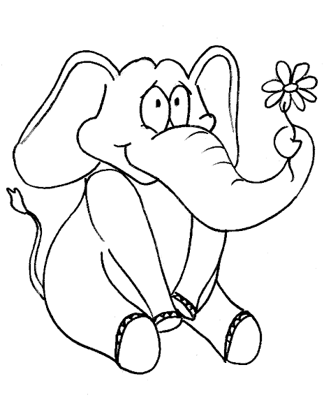 elephant coloring pictures cartoon elephant coloring pages getcoloringpagescom elephant pictures coloring 
