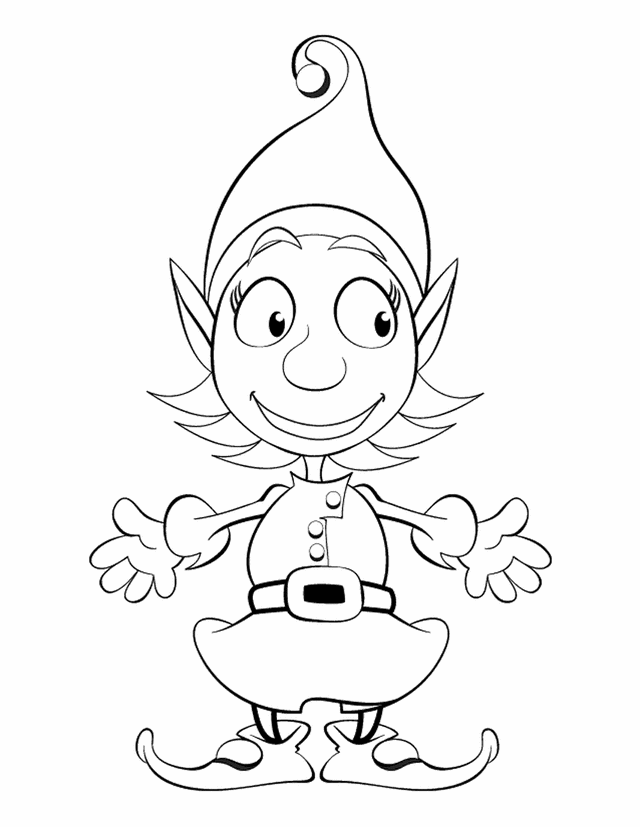 elf coloring pictures christmas elf coloring page free clip art elf coloring pictures 