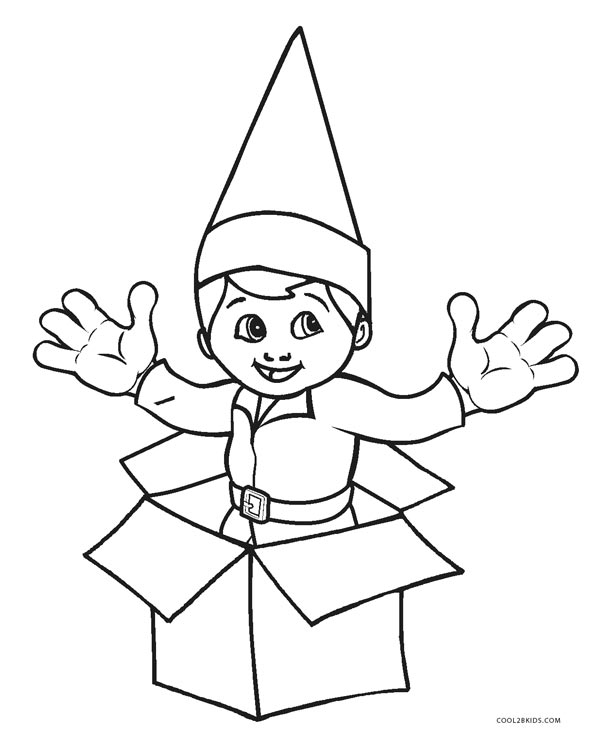 elf coloring pictures elf coloring pages free download best elf coloring pages elf pictures coloring 