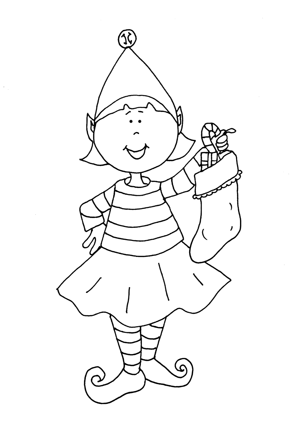 elf coloring pictures girl elf free printable coloring pages coloring elf pictures 