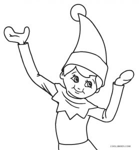 elf coloring pictures little lids siobhan elf pictures coloring 