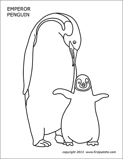 emperor penguin coloring page emperor penguin family coloring page free printable emperor coloring page penguin 