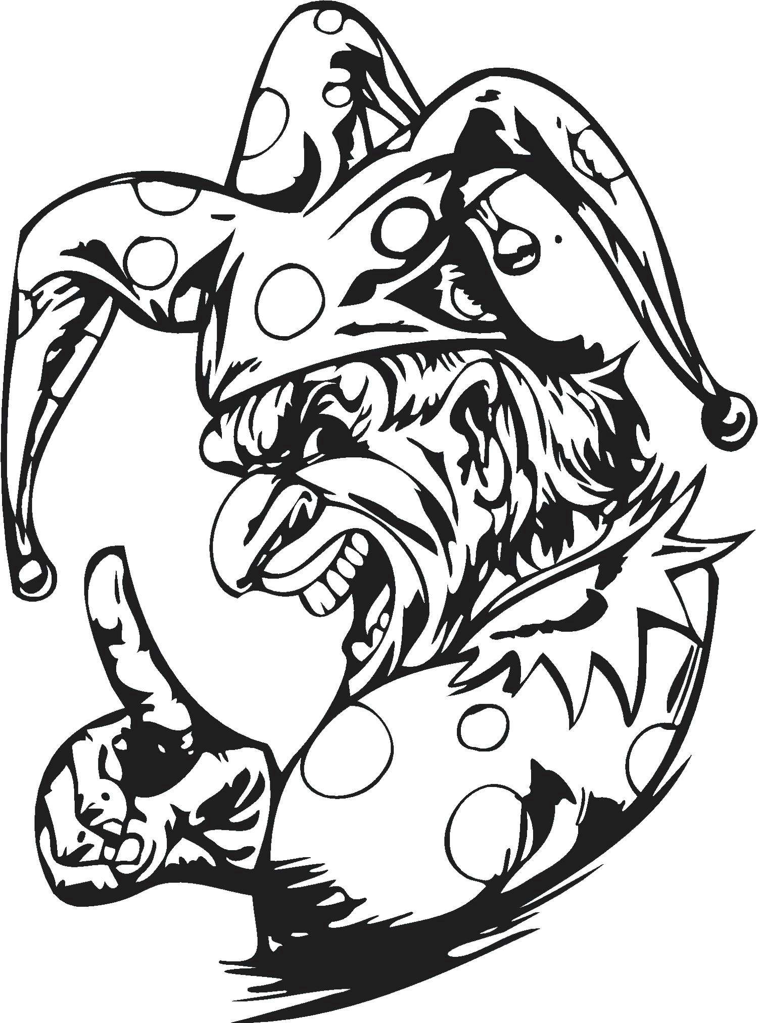 evil clown coloring pages evil joker drawing at getdrawingscom free for personal clown evil coloring pages 