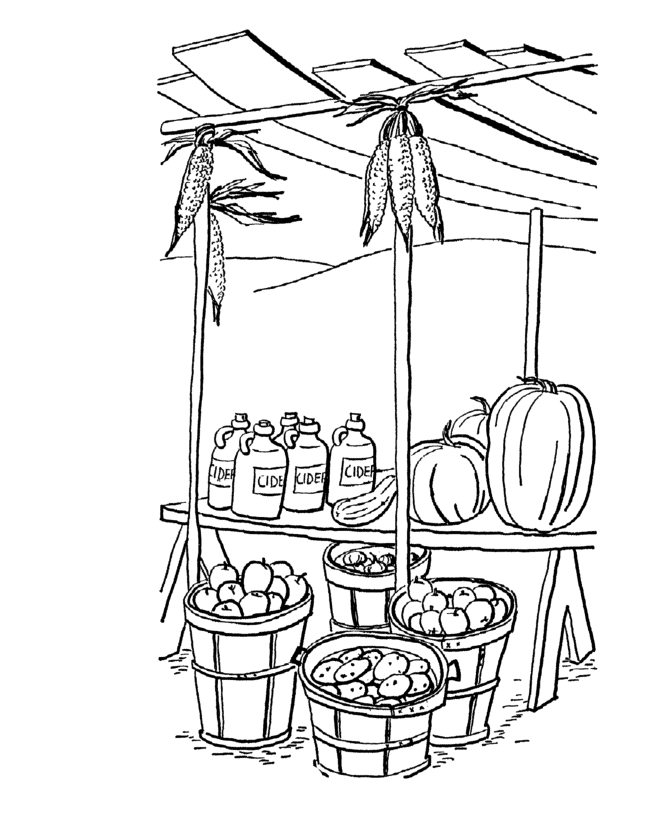 fall harvest coloring pictures fall coloring page squirrel with acorn woo jr kids coloring harvest pictures fall 