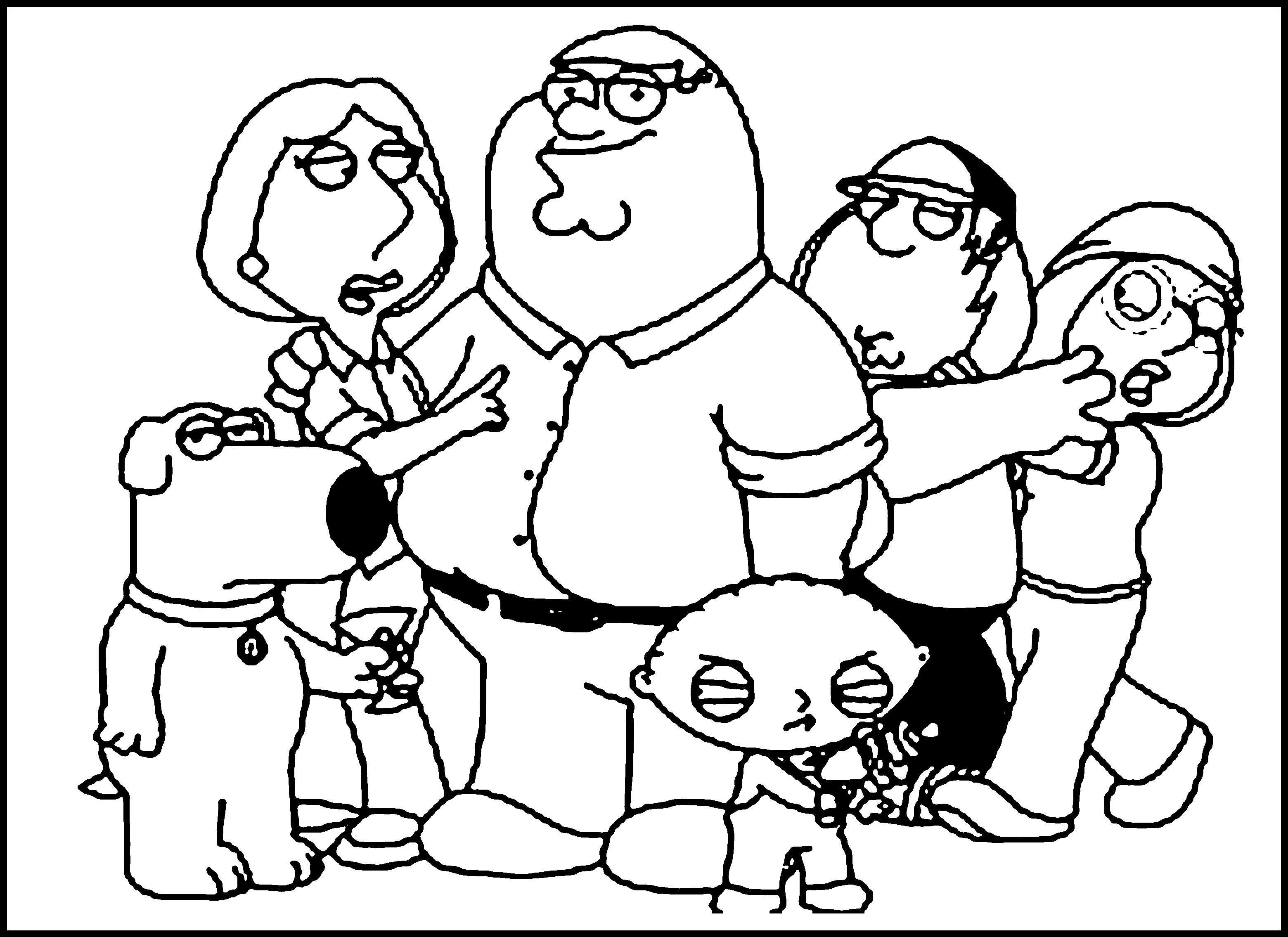 family coloring sheets printable family guy coloring pages for kids cool2bkids sheets coloring family 