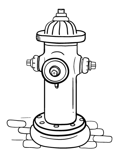 fire hydrant coloring page fire hydrant coloring page coloring home coloring hydrant page fire 