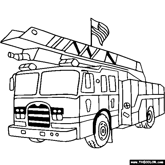 fire truck coloring page fire truck fireman and fire dog printable coloring page truck coloring fire page 
