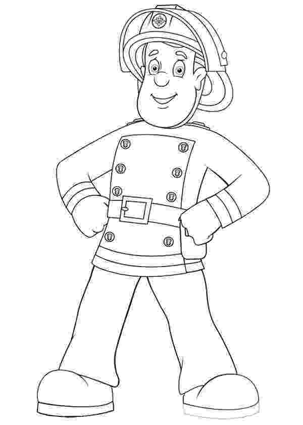fireman sam coloring pages fireman sam posing for local newspaper coloring page sam fireman coloring pages 