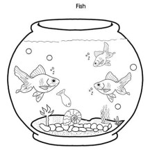 fish aquarium coloring pages fish tank netart pages aquarium coloring fish 