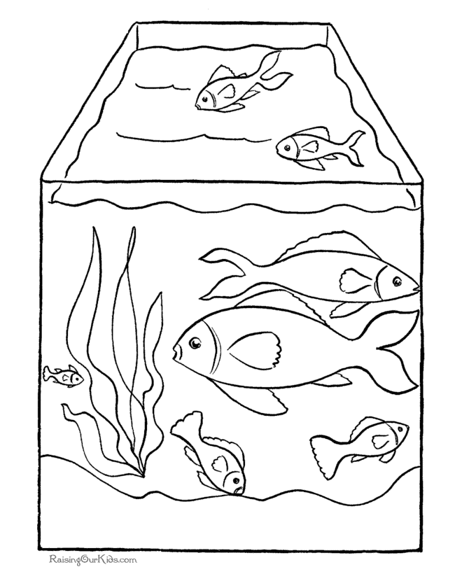 fish aquarium coloring pages printable fish to color 005 pages fish aquarium coloring 