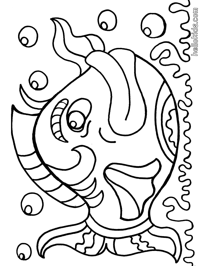 fish coloring for kids free fish coloring pages for kids kids coloring fish for 