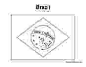 flag of brazil to color flags coloring of color to flag brazil 