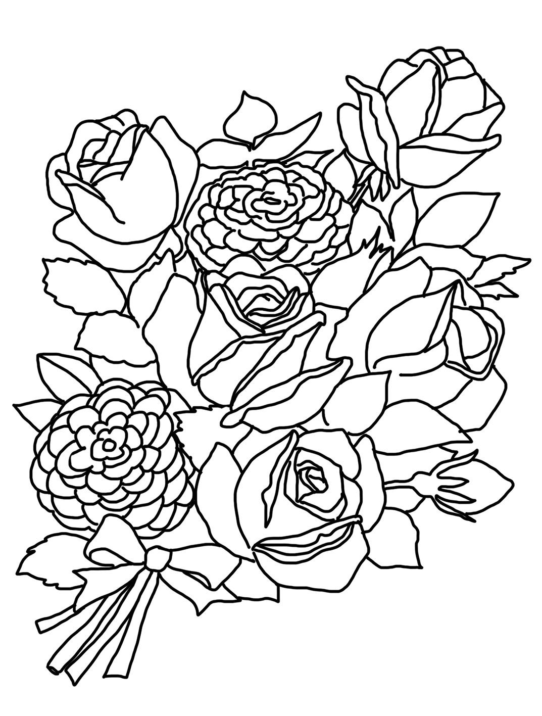 flower coloring page flower coloring pages page coloring flower 