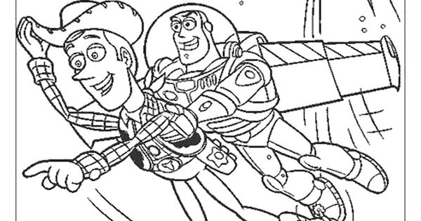 flying buzz lightyear coloring page buzz lightyear flying toy story kids coloring pages flying coloring lightyear page buzz 