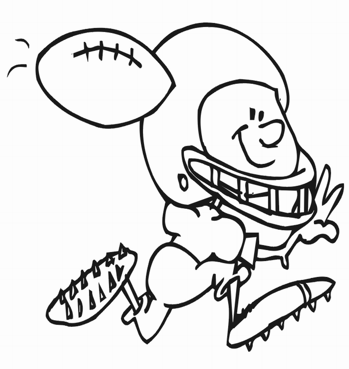 football coloring pages free printable cartoon football helmet clipartsco football printable free pages coloring 