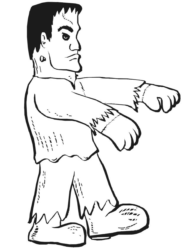 frankenstein coloring book pages frankenstein going for walk coloring page download pages coloring frankenstein book 