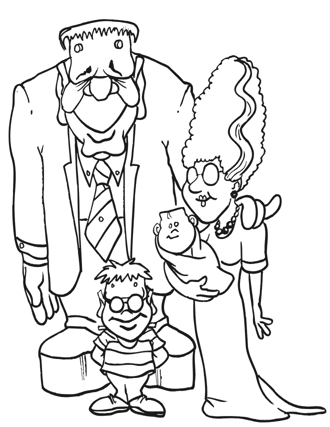 frankenstein coloring book pages halloween coloring pages coloring pages to print frankenstein book coloring pages 