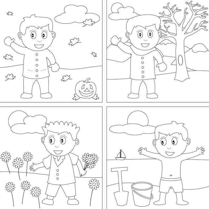 free coloring pages 4 seasons four seasons coloring page seasonal worksheets coloring free 4 seasons pages 