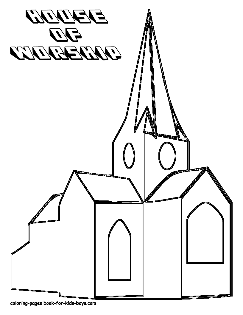 free coloring pages for childrens church church 21 buildings and architecture printable church coloring childrens for pages free 