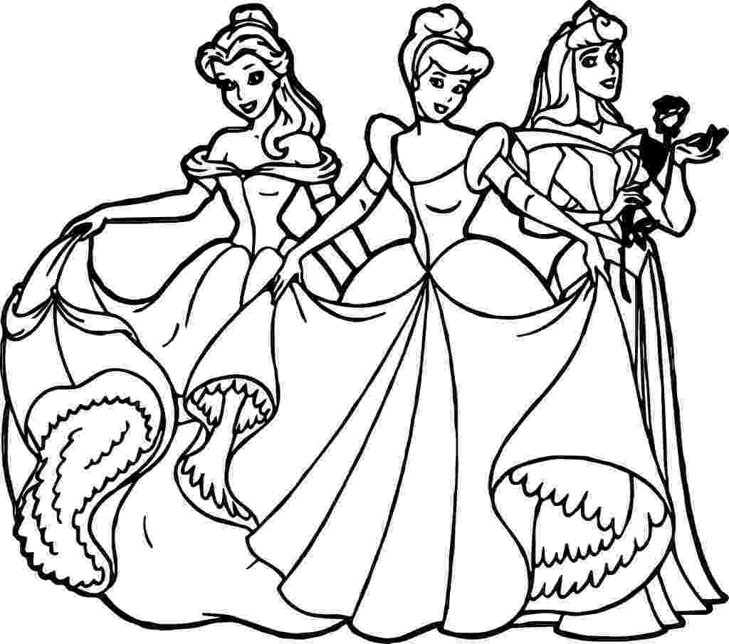 free coloring pages of all the disney princesses all disney princess coloring page wecoloringpagecom pages princesses all the free coloring of disney 