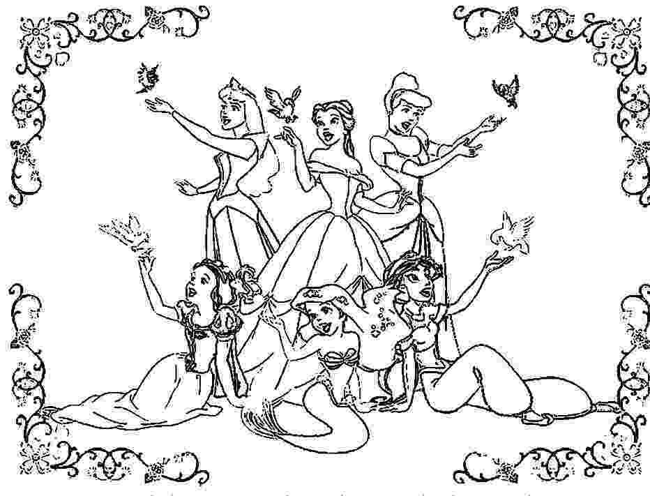 free coloring pages of all the disney princesses download all disney princesses free coloring pages to coloring the pages free princesses all of disney 