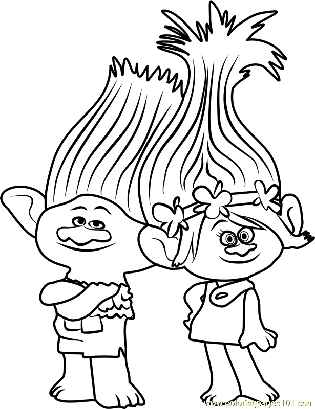 free coloring pages trolls lady glitter sparkles from trolls coloring page free trolls pages coloring free 