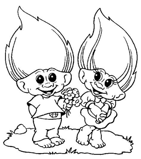 free coloring pages trolls pin on color pages pages free trolls coloring 