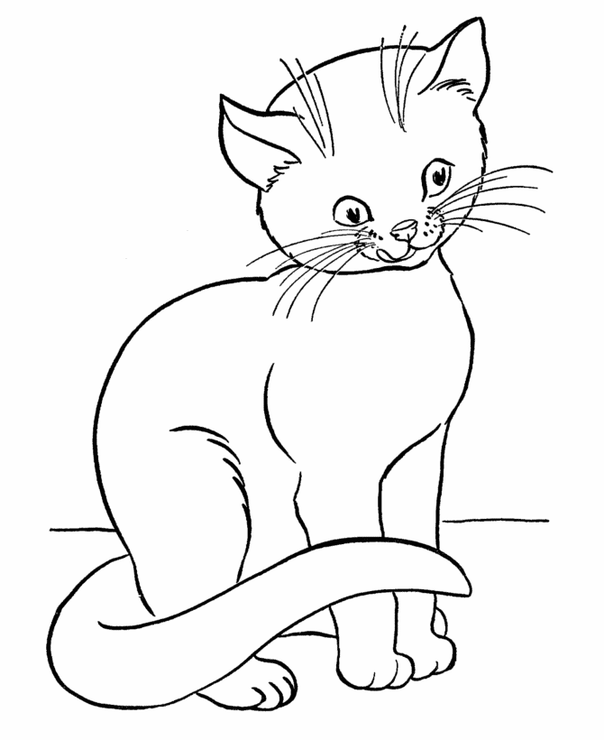 free coloring pictures of cats free printable cat coloring pages for kids coloring pictures cats free of 