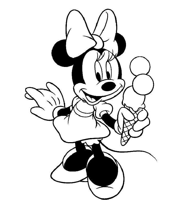 free minnie mouse coloring pages free minnie coloring pages to color coloring pages pages mouse minnie free coloring 