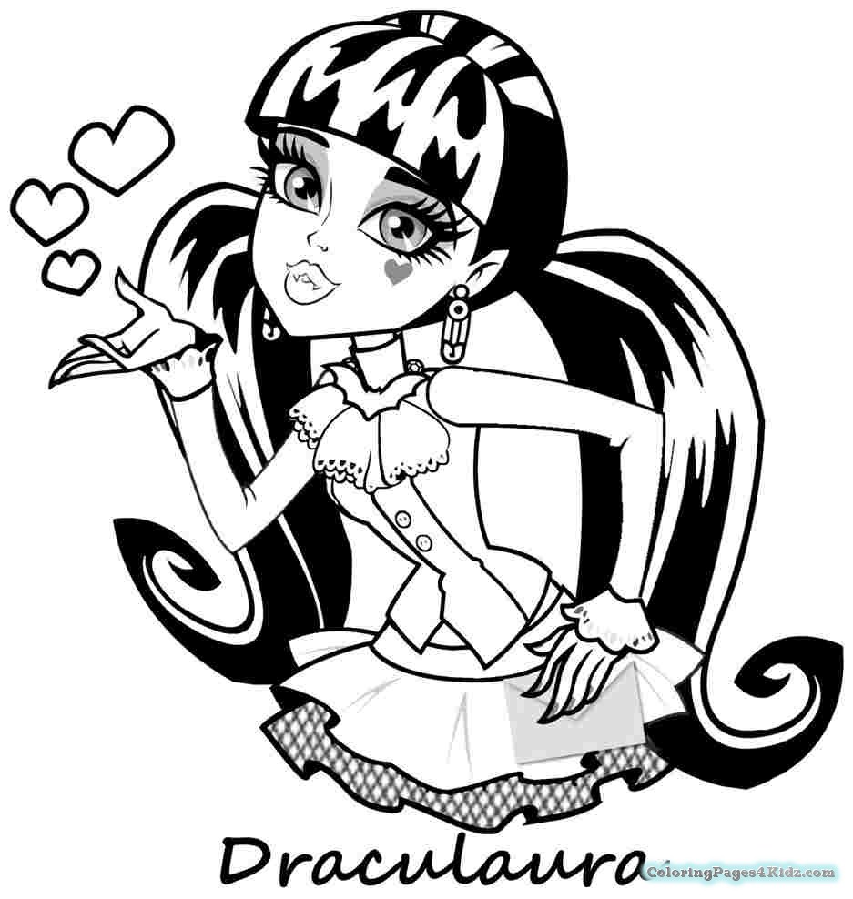 free monster high coloring pages to print coloring pages monster high coloring pages free and printable pages monster coloring to high free print 