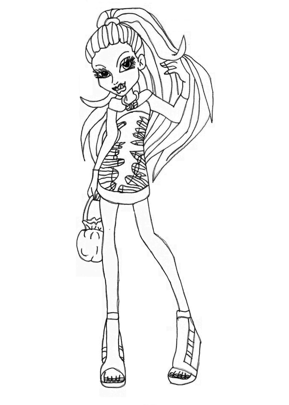 free monster high coloring pages to print free printable monster high coloring pages abbey monster pages coloring to free print high 