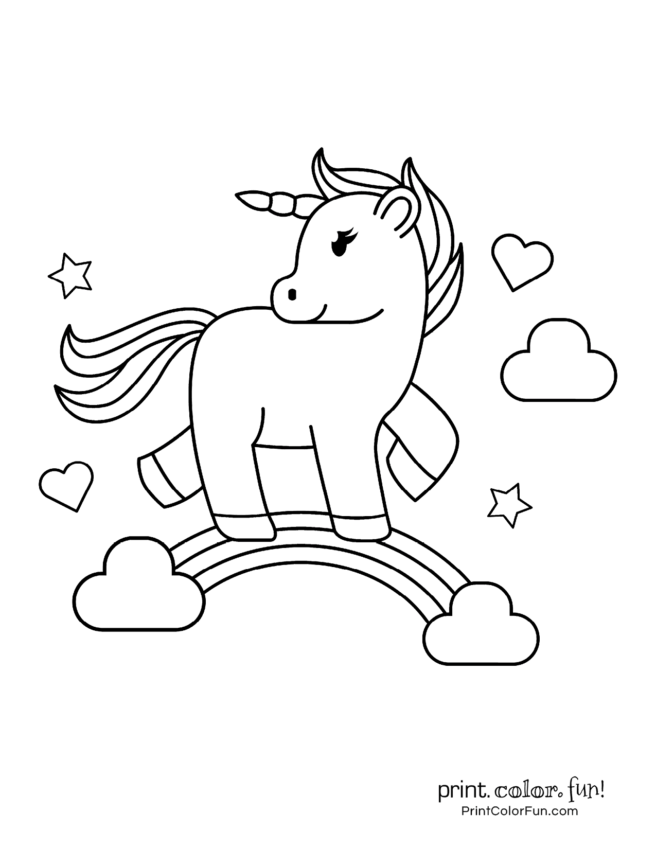 free printable coloring pages of unicorns lovely unicorn coloring page free printable coloring pages unicorns free coloring of printable pages 