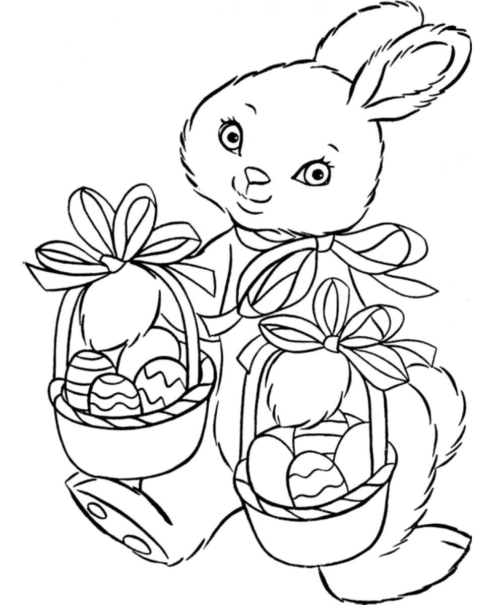 free printable easter rabbit pictures easter bunny coloring page vector easter bunny colouring rabbit printable pictures easter free 