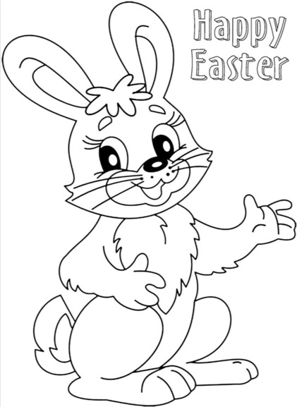 free printable easter rabbit pictures easter bunny coloring pages free pictures easter printable rabbit 