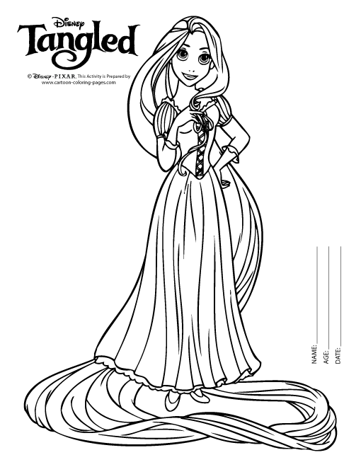 free printable rapunzel coloring pages tangled drawing pages at getdrawingscom free for free rapunzel printable pages coloring 