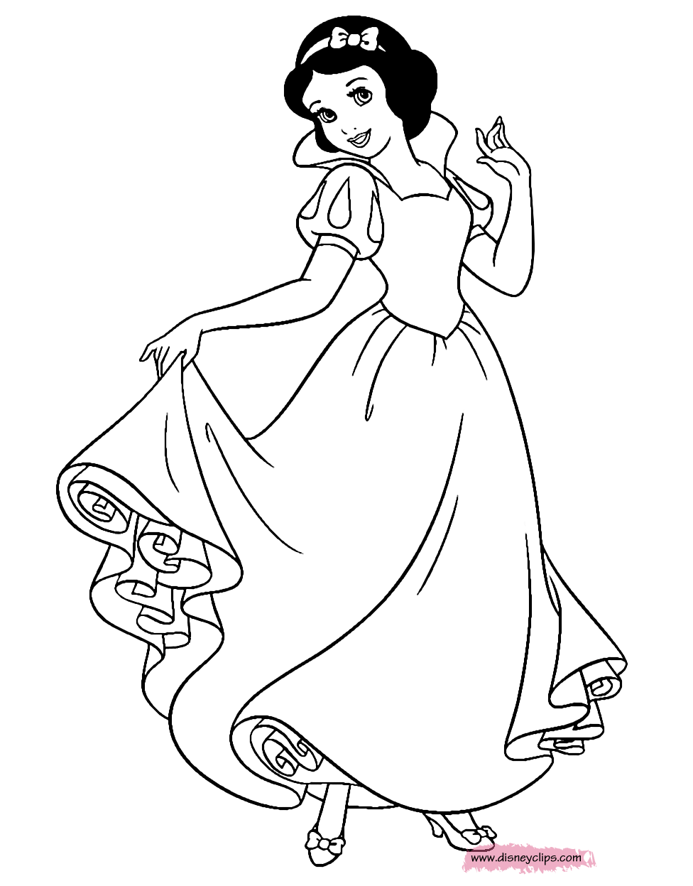 free snow white coloring pages free snow white coloring pages pages snow coloring free white 