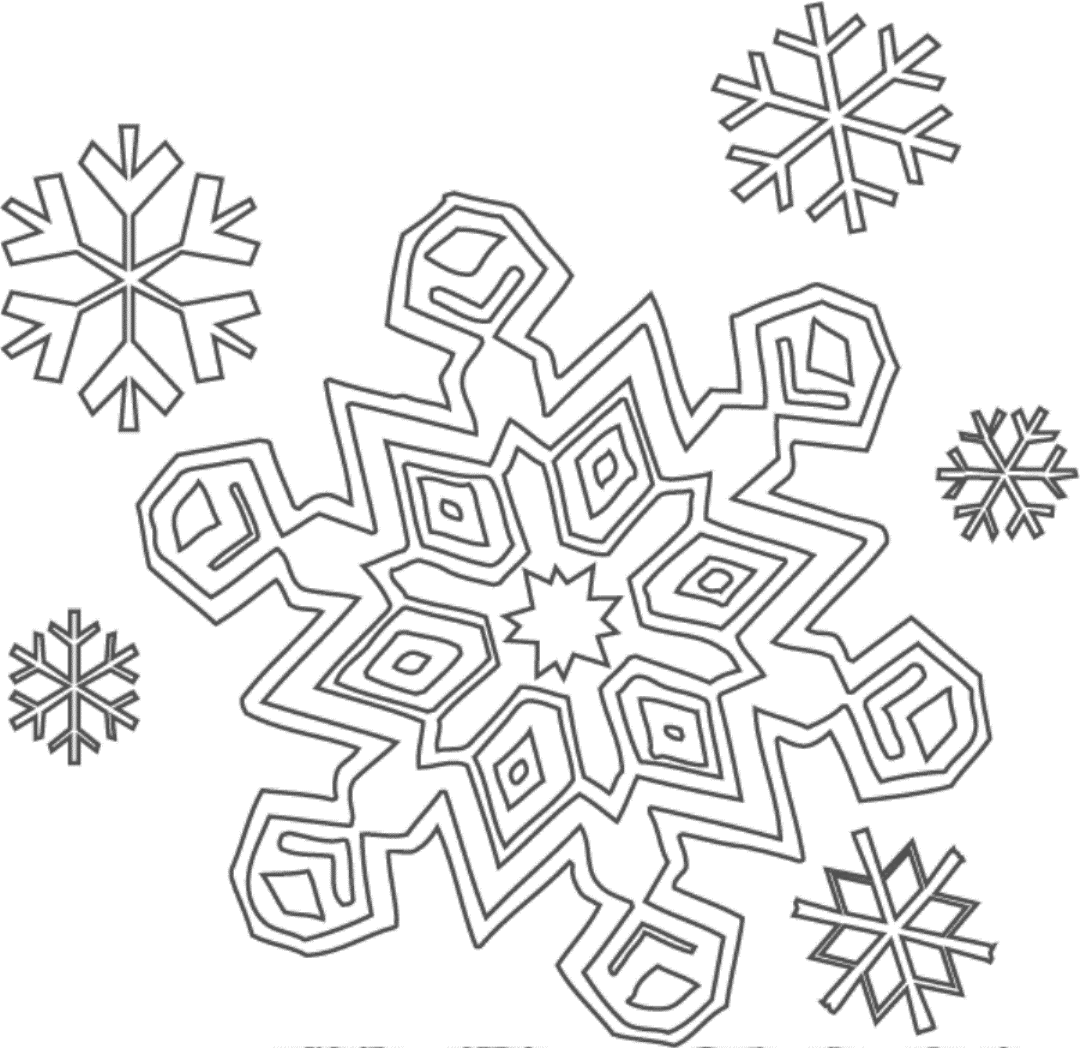 free snowflake coloring pages free printable snowflake coloring pages for kids pages snowflake free coloring 