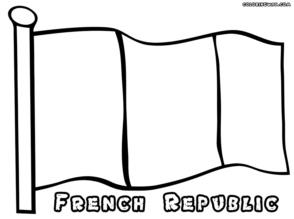 french flag to colour template france flag coloring page kinderart colour to template french flag 