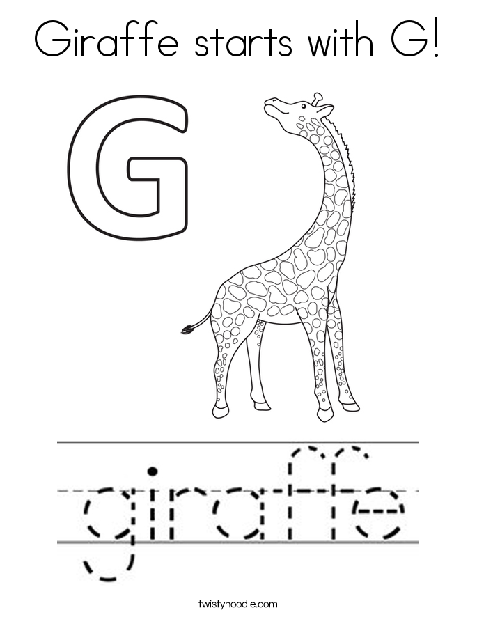 g is for giraffe letter g coloring pages getcoloringpagescom is g giraffe for 