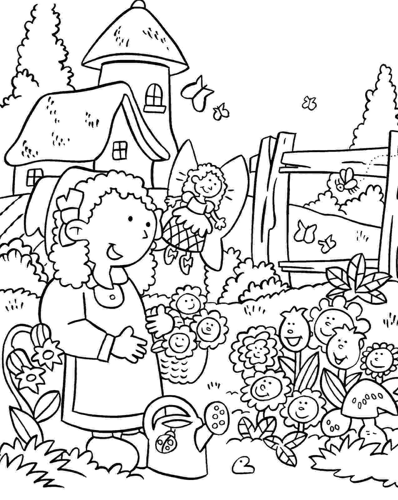 garden coloring gardening coloring pages best coloring pages for kids coloring garden 