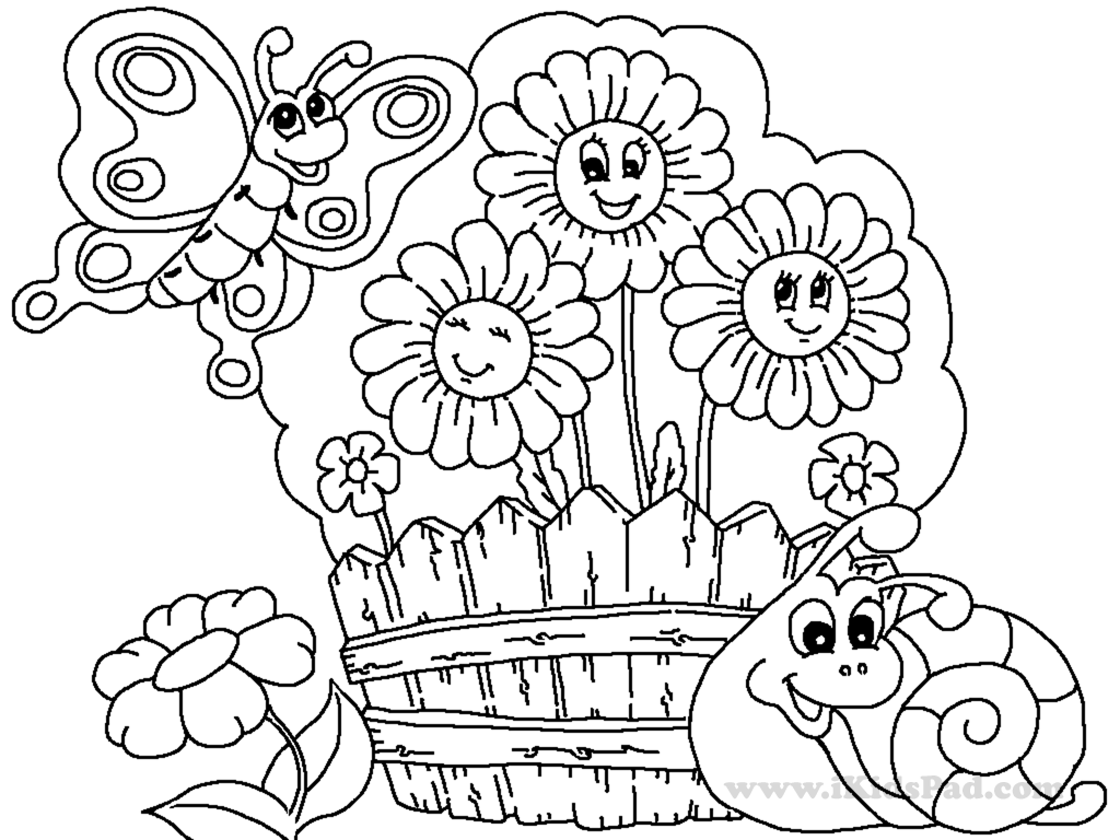 garden coloring kids gardening coloring pages free colouring pictures to garden coloring 