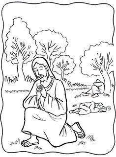 garden of gethsemane coloring pictures kids corner jesus in the garden of gethsemane pictures of garden gethsemane coloring 