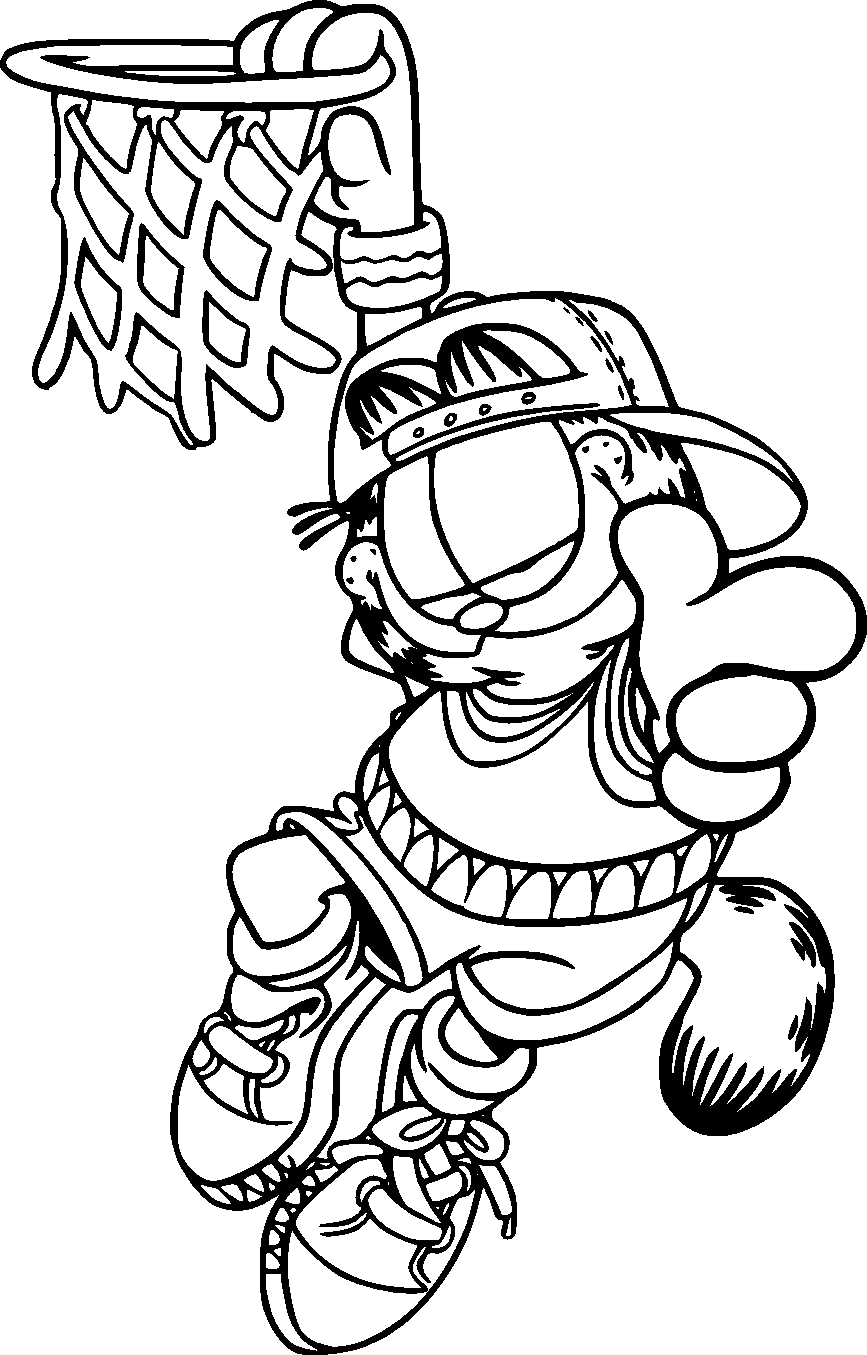 garfield coloring garfield coloring pages minister coloring coloring garfield 