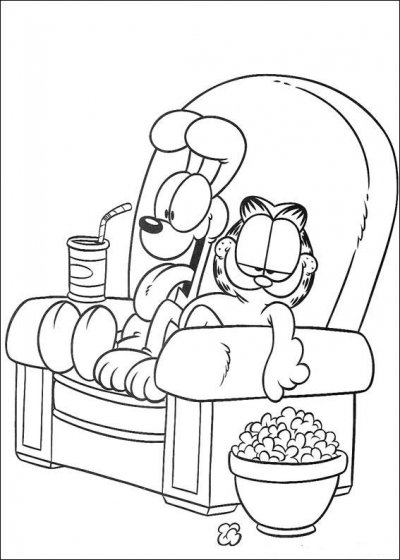 garfield coloring garfield coloring pages minister coloring coloring garfield 