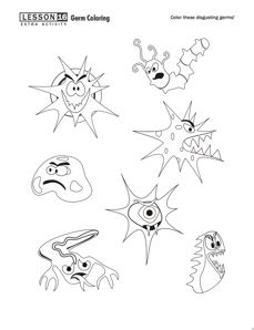 germ coloring sheet anchorbutt also kills germs coloring germ sheet 