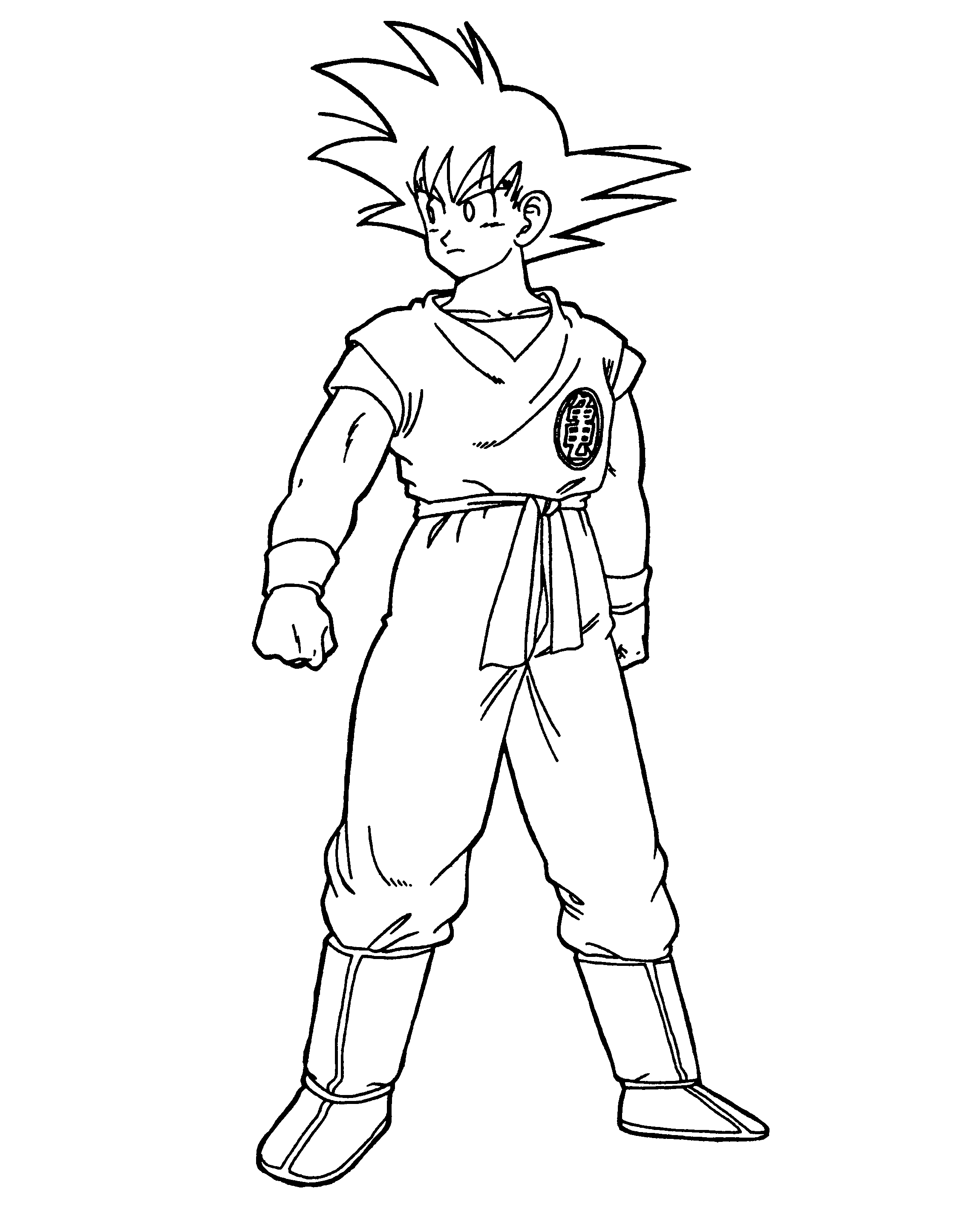 goku coloring pages dragon ball z coloring pages 360coloringpages pages goku coloring 