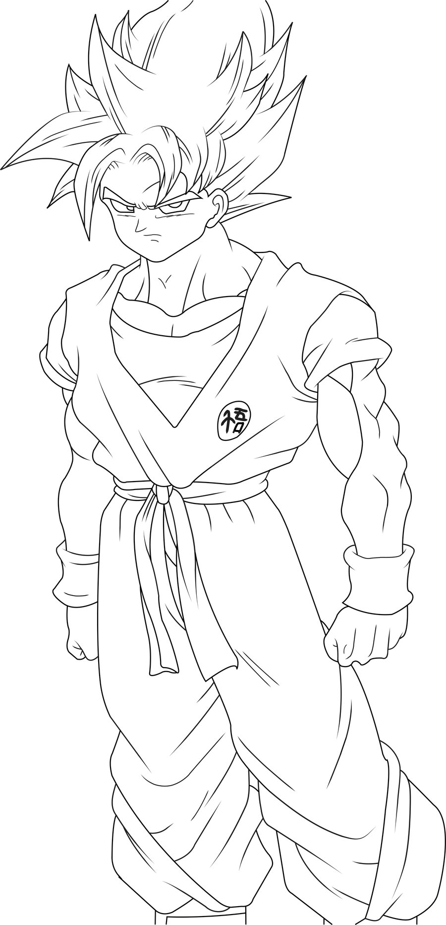 goku coloring pages goku gt ssj4 lineart by theothersmen on deviantart goku coloring pages 